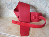 4 Inch Wide Rossa Leather Guitar Straps